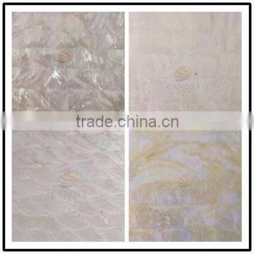 shell paper Home Decoration Shell Mosaic Mother of Pearl paper Interior Wall Decoration Material for swimming ,villa,building