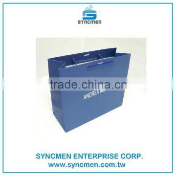 Customized Handmade Recycle Luxury Rope Handle Shopping Paper Bag photo-3