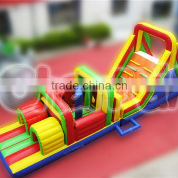 Guangzhou factory cheap inflatable obstacle course