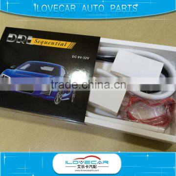 White/Amber Switchback LED Tube Lights, daytime running lights, Sequential strip lamp for cars