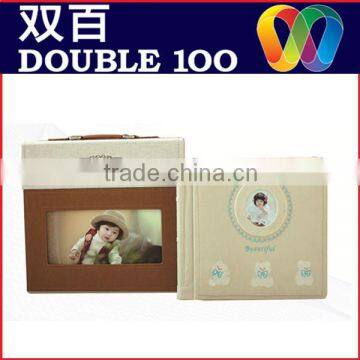 Hot Sale High Quality Low Price Double100 Leather Baby Photo Album photo-3