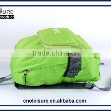 2016 Latest Arrival Design Promational Foldable Backpack Cheap Fold Bag Fold up Backpack Sport Hiking Camping College School Bag photo-5