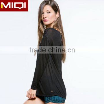 Hot Fitness Wear Ladies Long Sleeve T-Shirt Of Fashion Top In High Quality photo-3