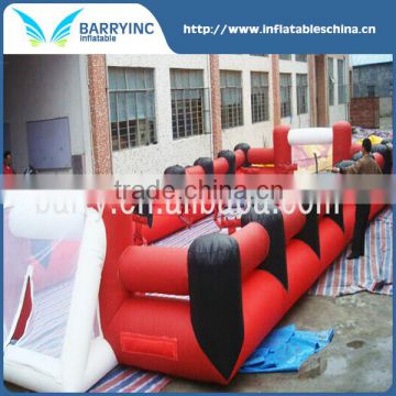 Good price PVC tarpaulin inflatable soap football field for saleor sale