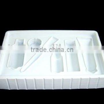 Plastic Cosmetic blister inside tray