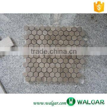 cube 3d gold mosaic tile on hot sale