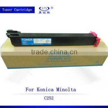 Compatible laser Toner Cartridge for Konica Minolta C252 CMYK copier spare parts