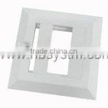 Face Plate 1 port, UK type, size:86x86mm