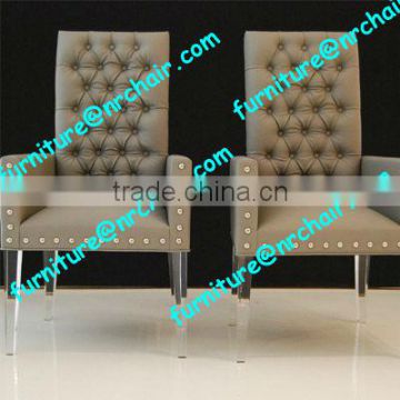 shanghai commercial furniture acrylic leg lounge winde holder futon sofa