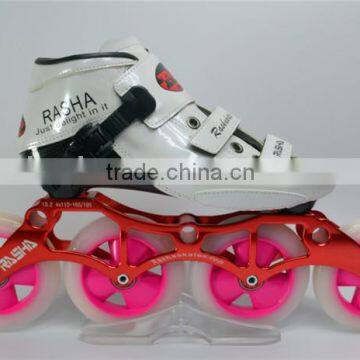 Rasha speed skate roller skatesOEM quad roller skate roller skate shoe professional inline roller skate