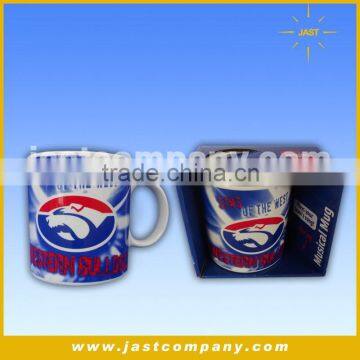 High Quality New Design Music Mug, Artistic Ceramic Music Mug