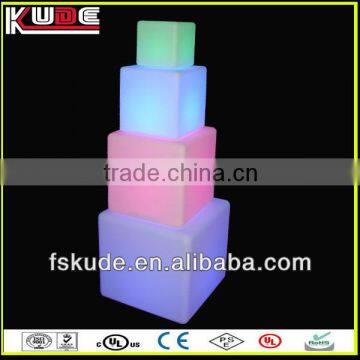 illuminated led cubes chair