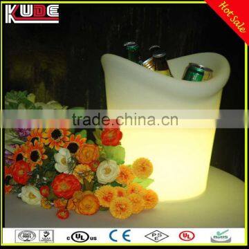 Waterproof LED Lighted Ice Bucket/beer bucket With Remote Control