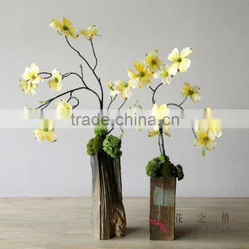 1 Bunch hight quality Fake Artificial Flower Bouquet Home Office Decor Yellow                        
                                                Quality Choice