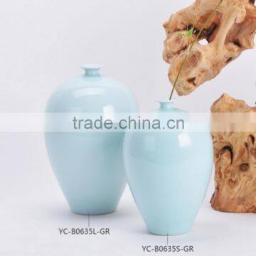 Glazed porcelain small vases China style home decorations