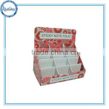 Factory Made Custom Advertising Cardboard Counter Display Unit, Corrugated Paper Counter Display