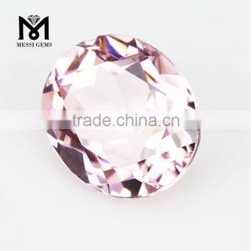 New Loose Gemstones Pink 44# Oval Cut 12 x 14 Nanosital photo-2