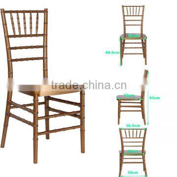 hotsale resin PC tiffany chair seller