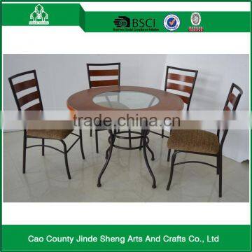 metal dining set metal table and chairs metal dining table and chiars 1+4 set