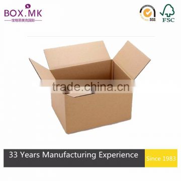 Free Samples 32 ECT Or 64 ECT Unique Brown Kraft Shipping Box