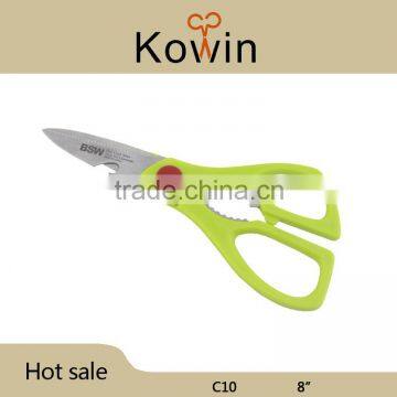 New Fasion kitchen stainless steel poultry scissor with bottle opener