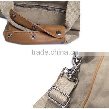 Fabric Jute and Leather Bags Shoulder Bags Handbags for Japan photo-3