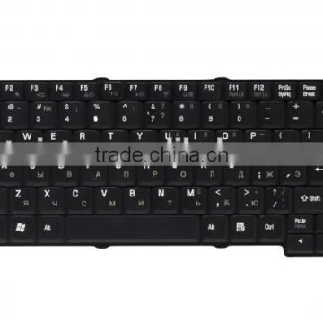 Black RU Layout Laptop Keyboard for LW60 RU in Black Color