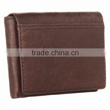 Execufold genuine leather men wallet