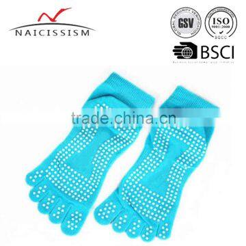 Cheap OEM Service Supply Type Yoga Socks Toe Sweat-absorbent Yoga Socks photo-4