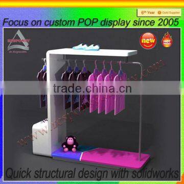 creative design high quality clothing store display furniture for clothing sale