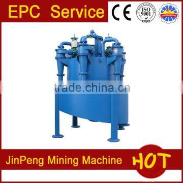 Mineral processing hydrocyclone classifying machinery, dewatering hydrocyclone