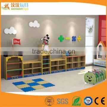 Kids Wooden Reading classroom preschool furniture