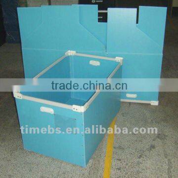 PP corrugated multi-purpose plastic container