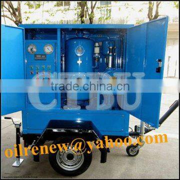 Water-proof insulation oil purification machine with trailer