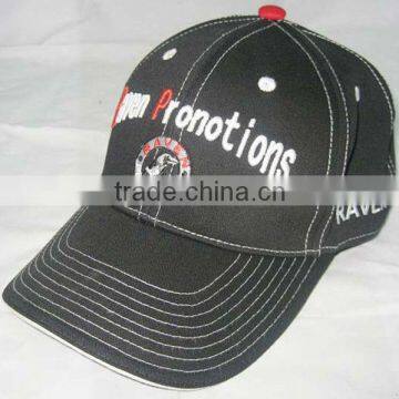 wholesale black embroiderd golf cap