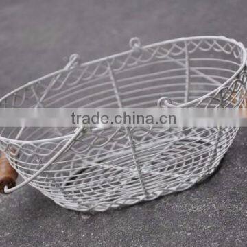 household goods galvanized wholesale wire hanging basket vegetables