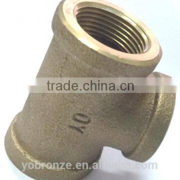 Taiwan manufacturing brass 45 degree pipe fitting lateral tee