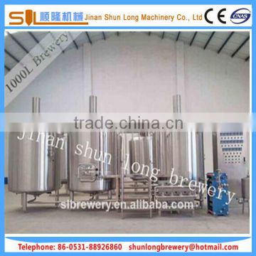 Mechanical polishing beer brewing equipment 400l micro brewery equipment