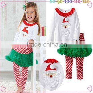 factory price white 2pcs baby girls wholesale christmas stockings