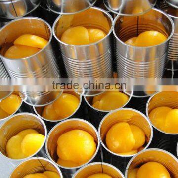 Factory Fresh Canned Peach in Syrup for Wholesale