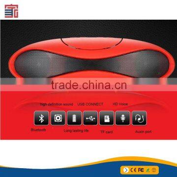 Pure sound round portable wireless rugby football bluetooth speaker with package