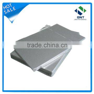 Dark silver plastic PVC sheet