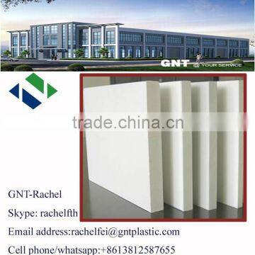 1220*2440mm white color high density expanded pvc sheet