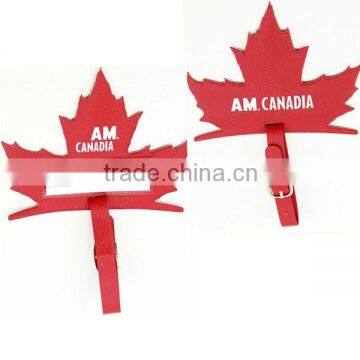 Canada maple leaf luggage tag