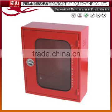 wall mounted fire box for fire extinguisher with glass door