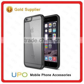 [UPO] New Arrival Ultra Thin Clear Anti Scratch Acrylic Back Cover TPU Cool Phone Case for iPhone 6