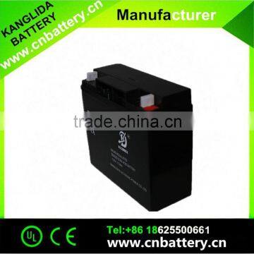 Maintenance free lead acid battery 12V17AH rechargeable emergency Lighting batteries