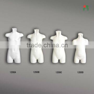 2013 newest fashion kids mannequin torso for display half-body mannequin children on sale 1200ABCD