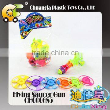 Boy Toys Plastic Classic Toys Flying Saucer Top Gun Toys for Children photo-4