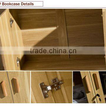 Wooden Round Bookshelf